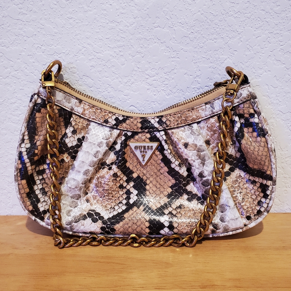 Guess Python Shoulder Bag